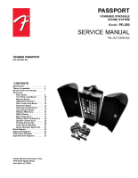 Fender PD-250 - Service Manual